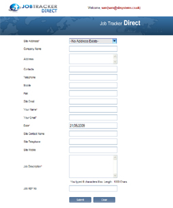 Job Tracker Direct, Electronic Job Collection